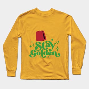 Stay golden stay moroccan Long Sleeve T-Shirt